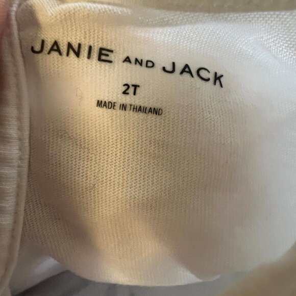 Bonjour! - Adorable Baby T Shirt by Janie and Jack - Size 2T - Picture 4 of 9